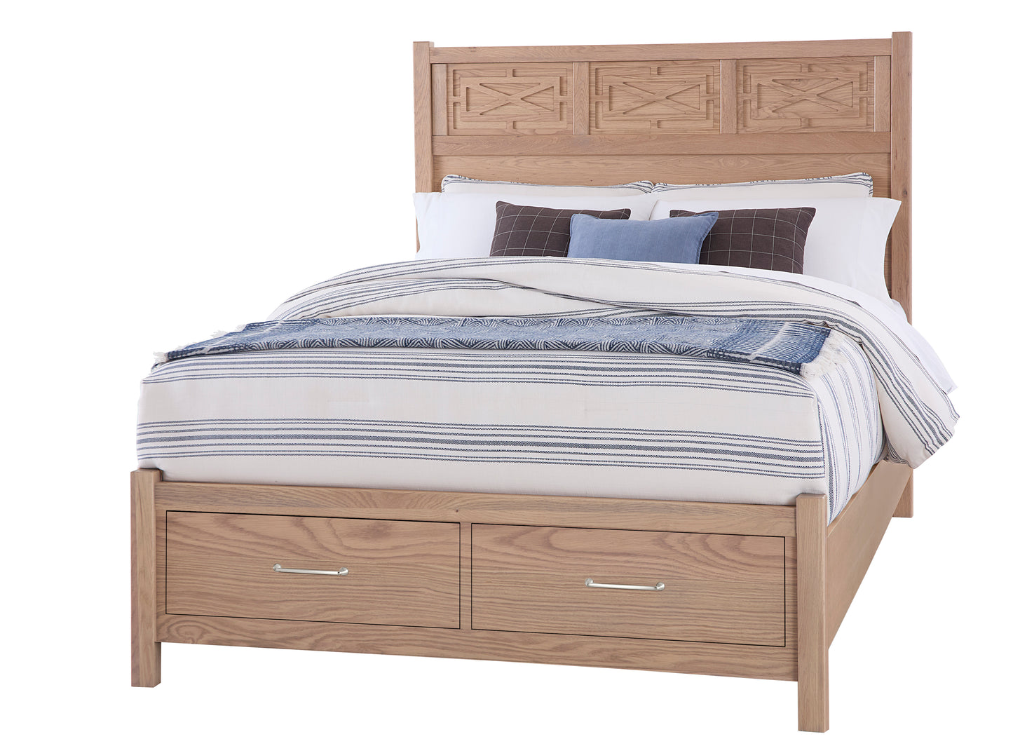 Tide & Timber Fretwork Bed with Storage