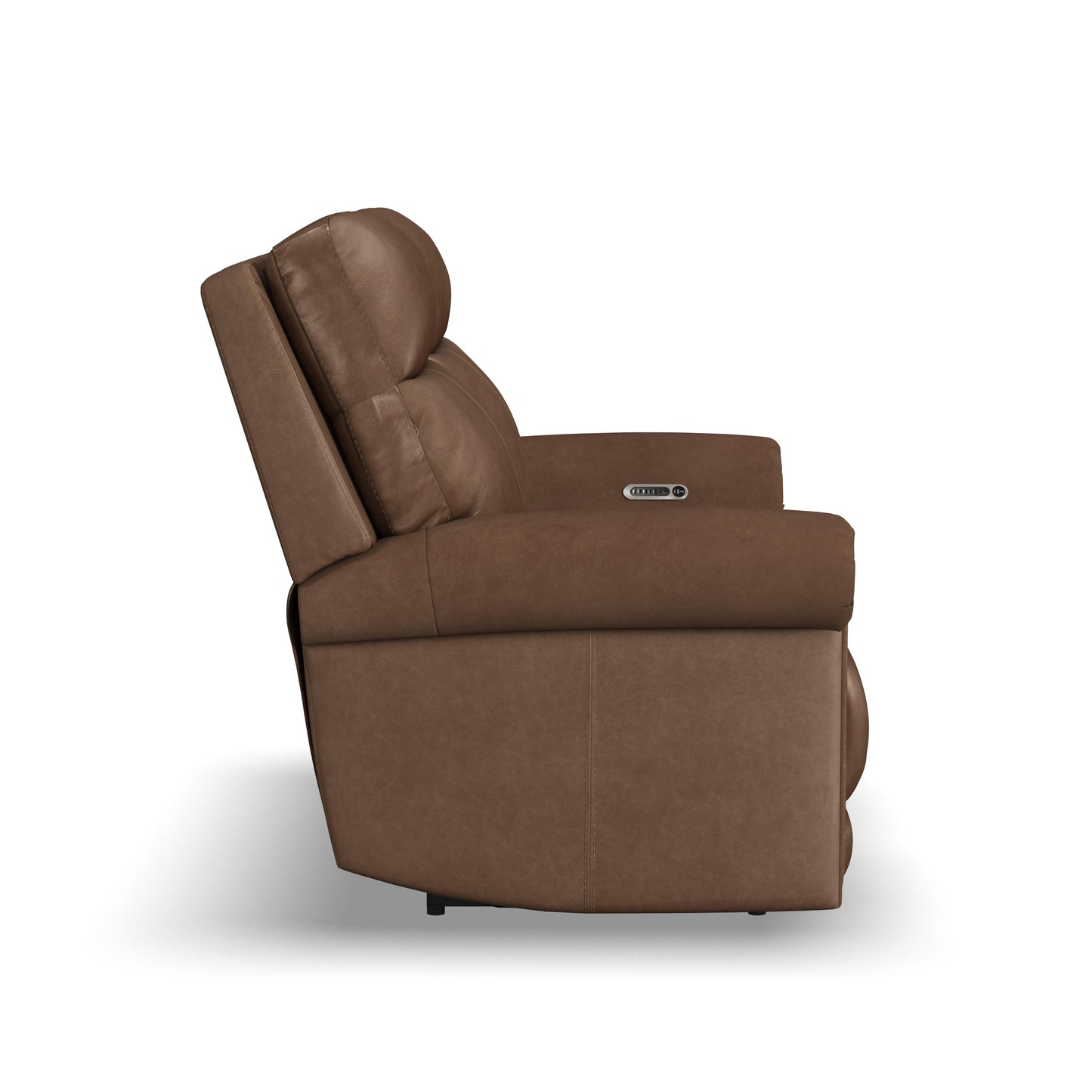 Flexsteel Alexander Power Reclining Loveseat with Power Headrest & Lumbar