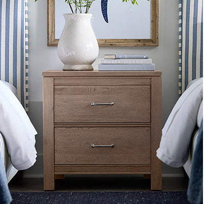 Tide & Timber 2 Drawer Nightstand