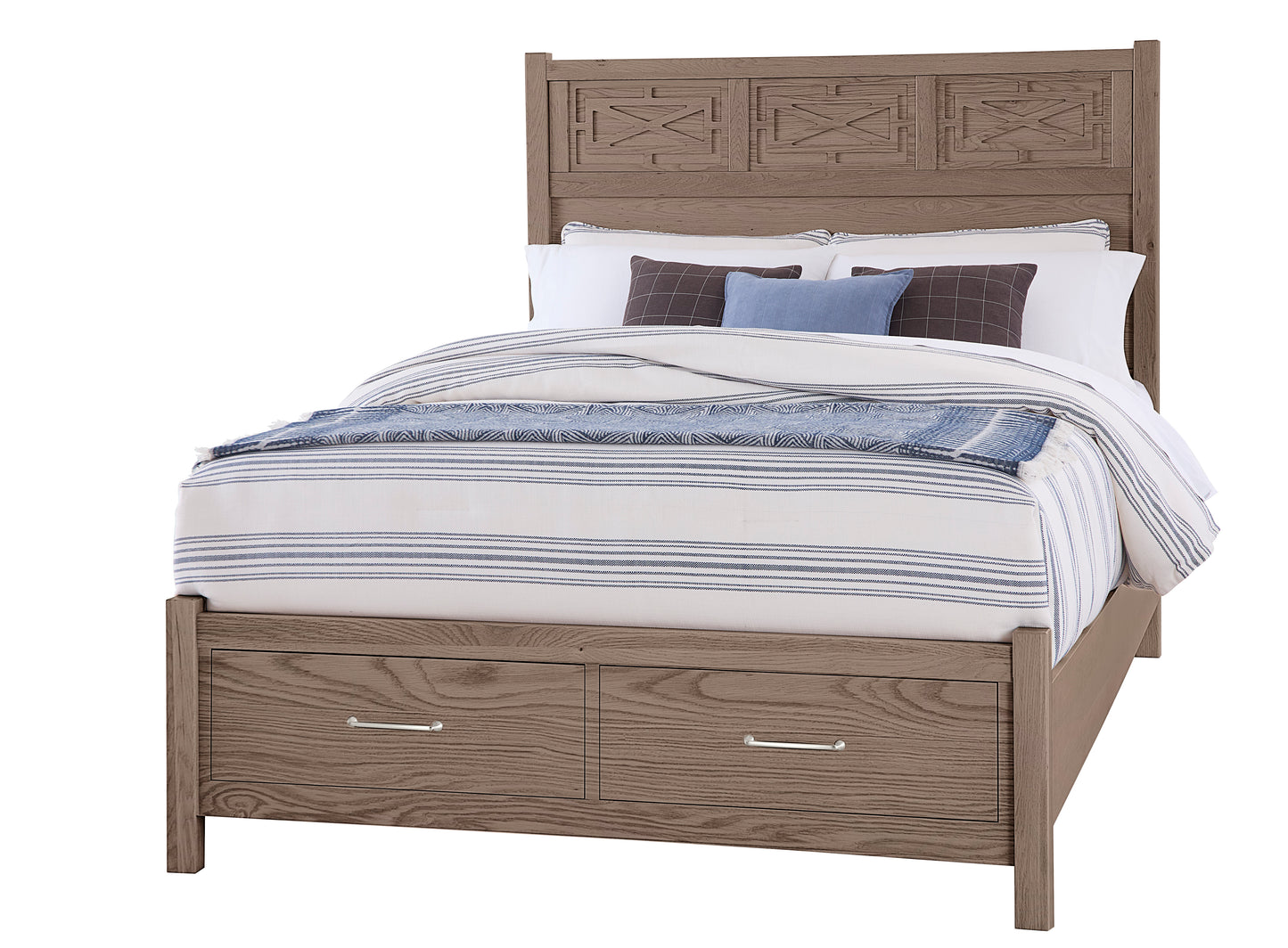 Tide & Timber Fretwork Bed with Storage