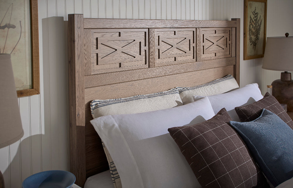 Tide & Timber Fretwork Bed with Storage