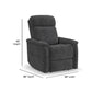 Flexsteel Luma Power Lift Recliner with Power Headrest, Lumbar, Heat & Massage