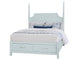 Tide & Timber Pencil Poster Bed with Footboard Storage