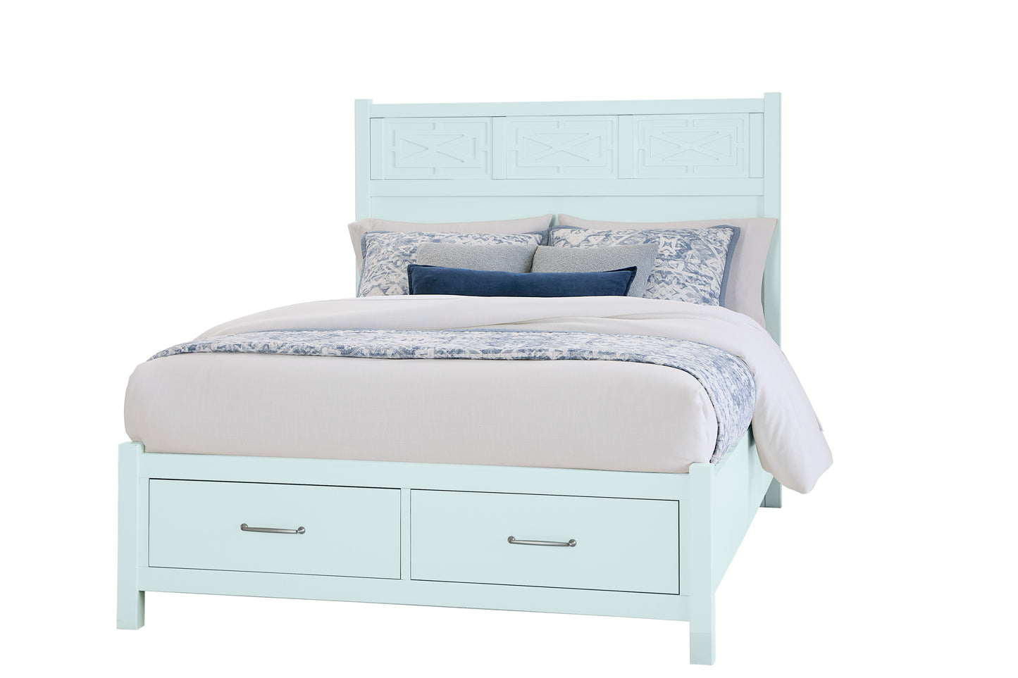 Tide & Timber Fretwork Bed with Storage
