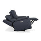 Flexsteel Sawyer Leather Pwr Recl Loveseat w/ Console, Pwr Hdrsts, Lumbar