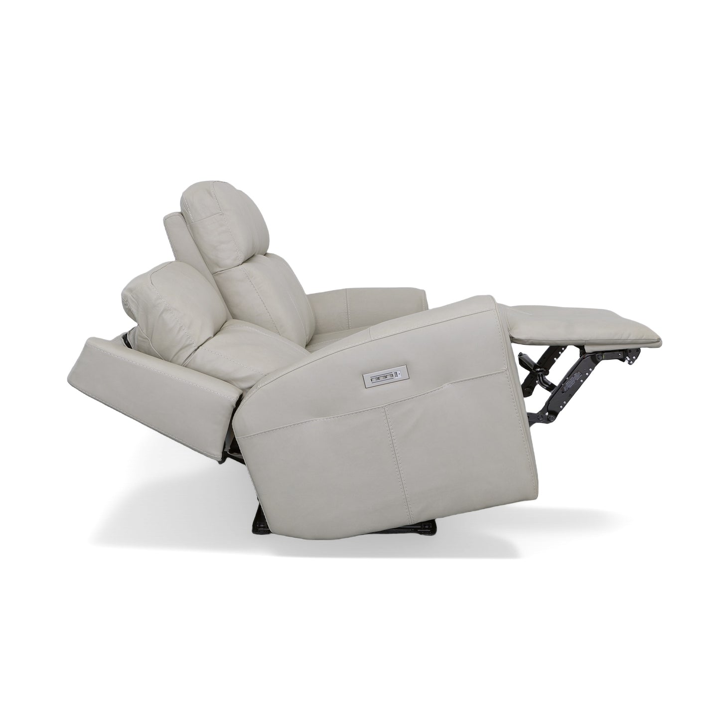 Flexsteel Barnett Power Reclining Sofa with Power Headrests & Lumbar