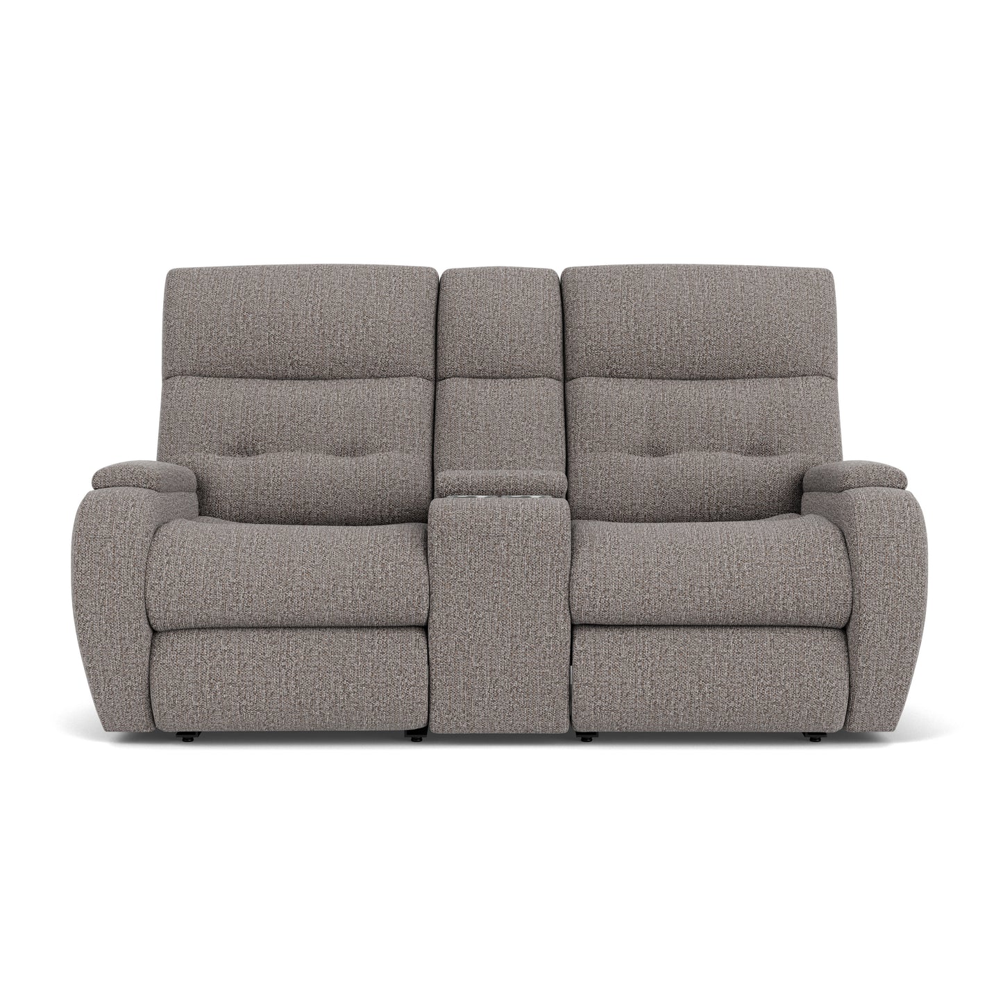 Flexsteel Strait Power Recliner with Power Headrest & Lumbar