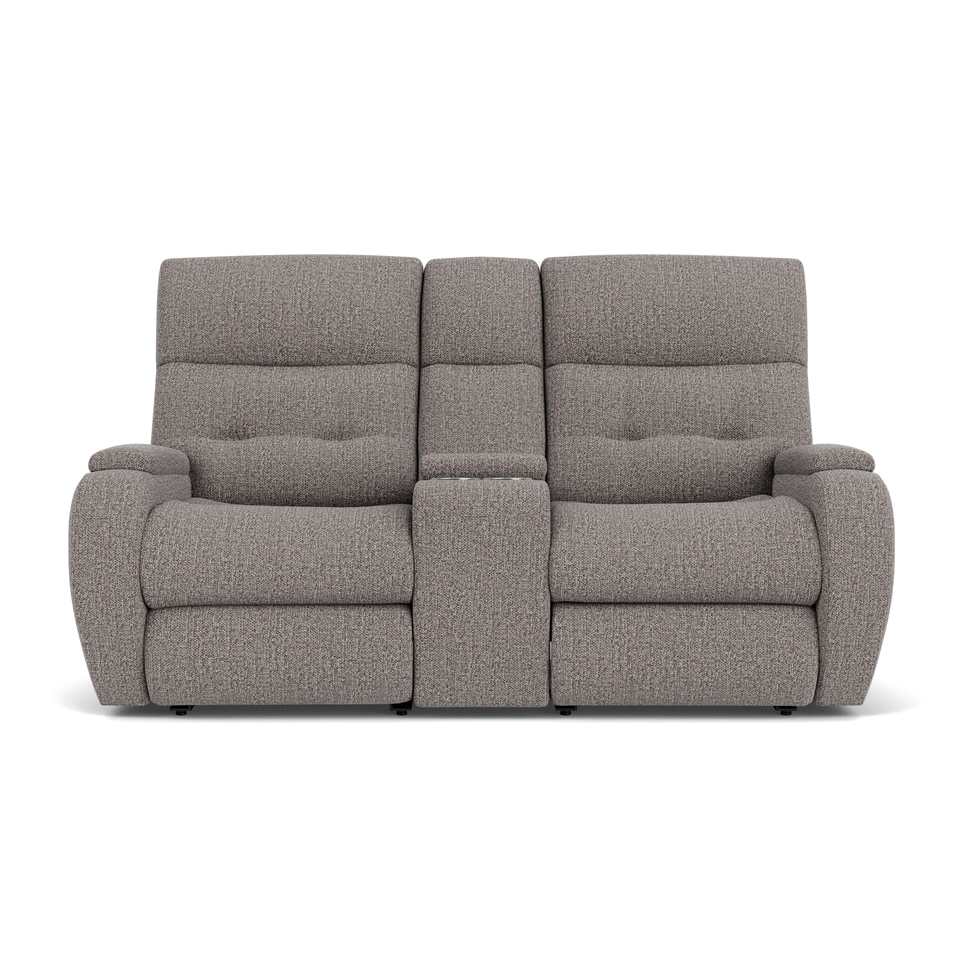 Flexsteel Strait Power Recliner with Power Headrest & Lumbar
