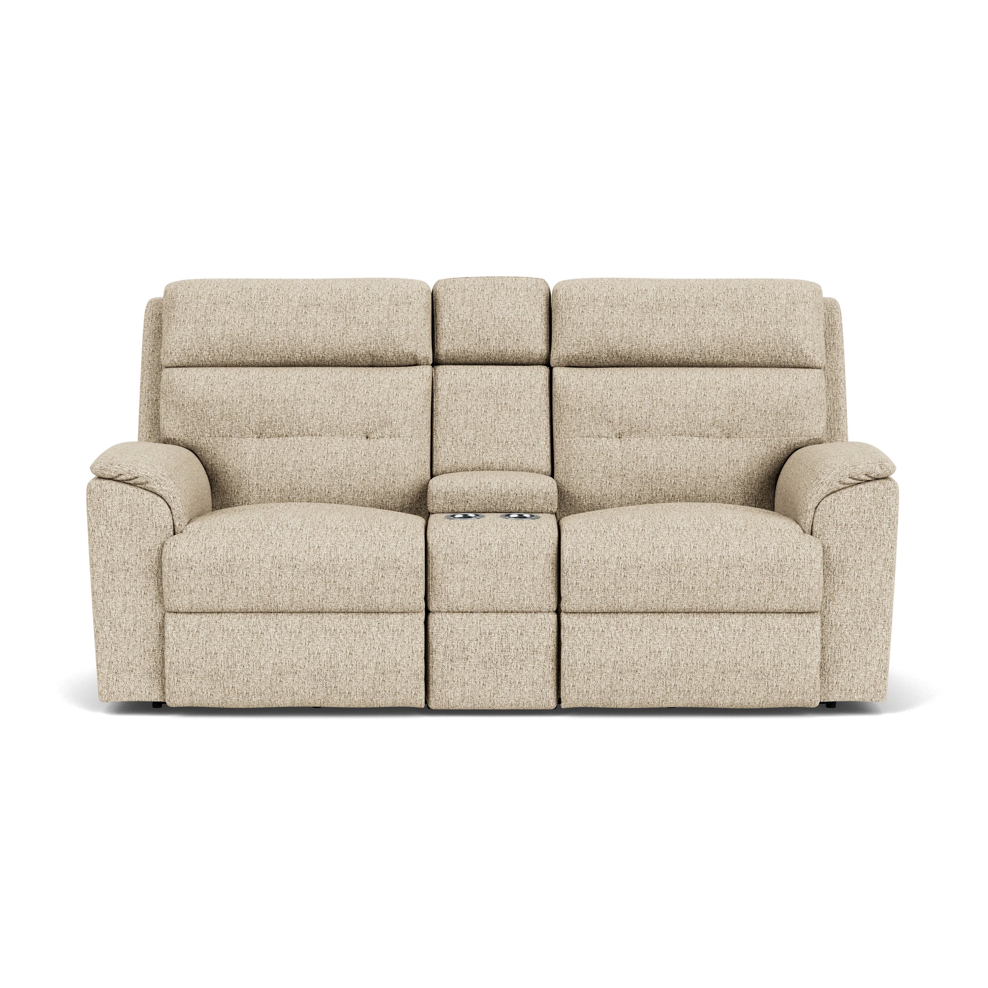 Flexsteel Mason Reclining Loveseat with Console