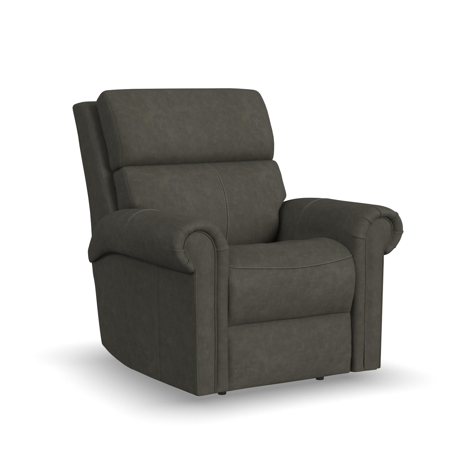 Flexsteel Bernard Power Recliner with Power Headrest & Lumbar