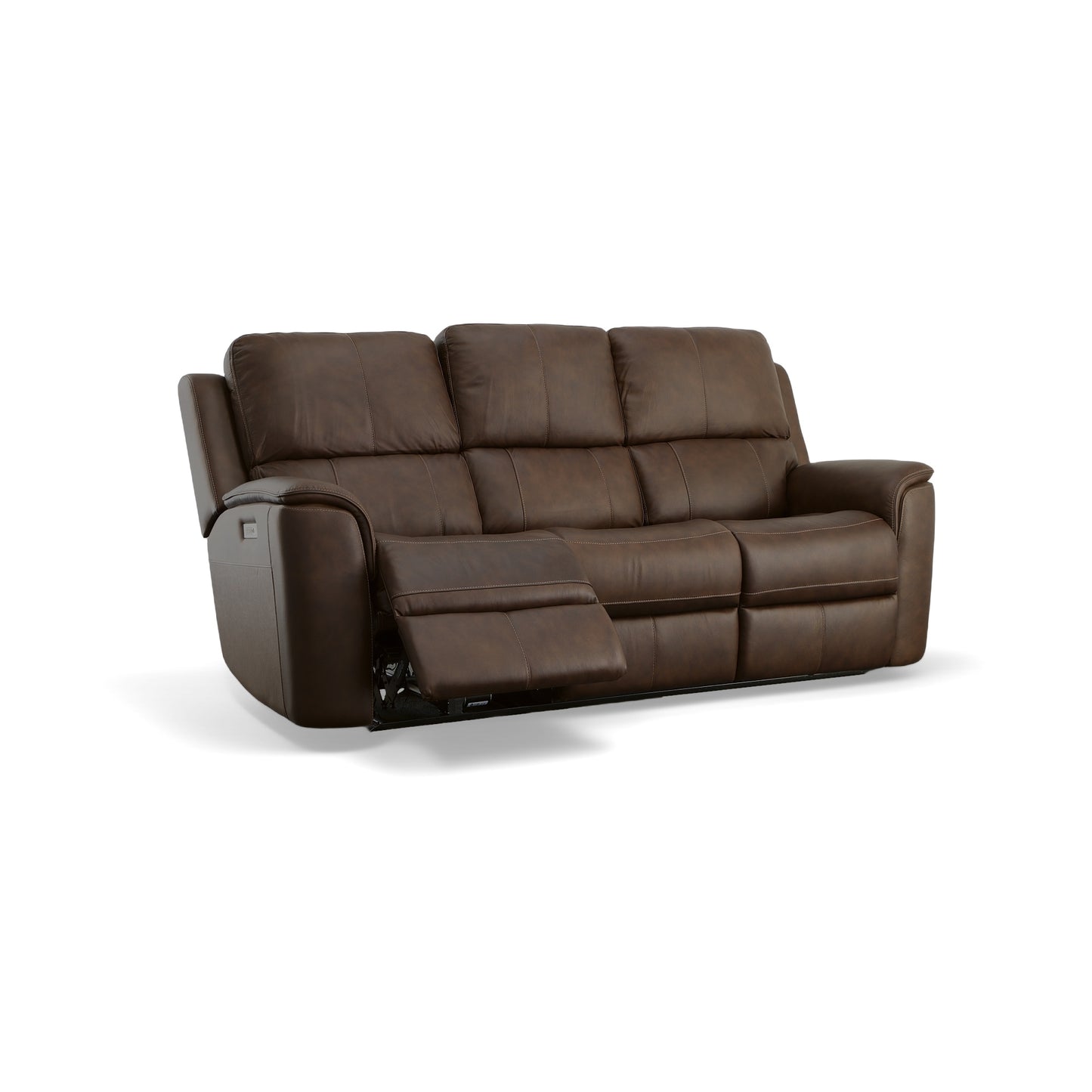 Flexsteel Henry Power Reclining Sofa with Power Headrests & Lumbar
