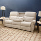 Flexsteel Bernard Power Reclining Sofa with Console, Power Headrest, & Lumbar