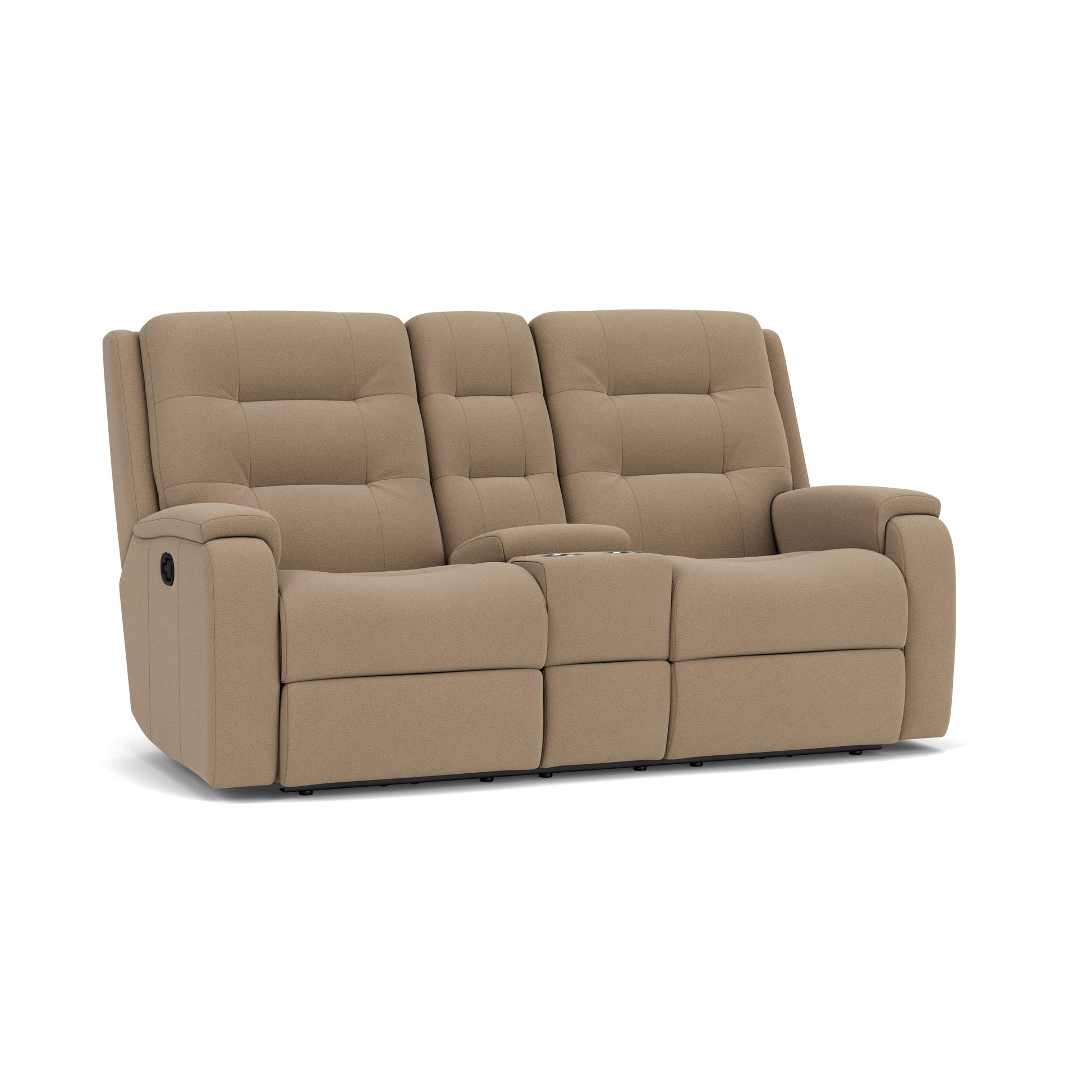 Flexsteel Arlo Reclining Loveseat with Console