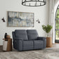 Flexsteel Sawyer Power Reclining Loveseat w/ Pwr Headrests, Lumbar