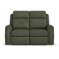 Flexsteel Felix Power Reclining Loveseat with Power Headrest, Lumbar, Heat & Massage