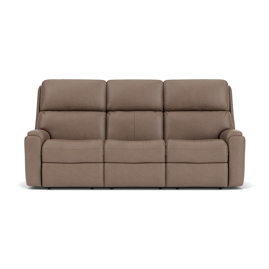 Flexsteel Rio Power Reclining Sofa with Power Headrests