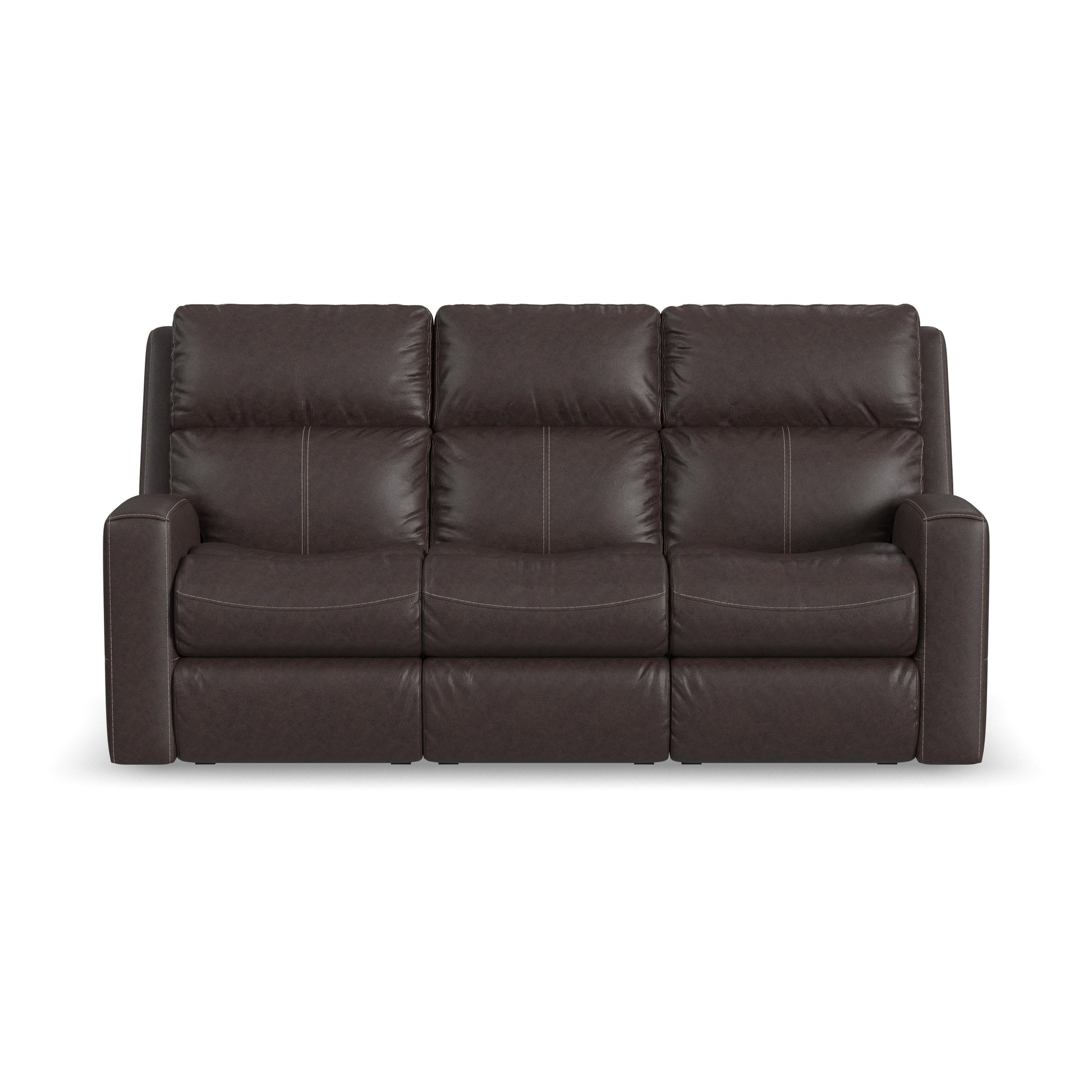 Flexsteel Score Power Reclining Sofa with Power Headrests & Lumbar