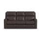 Flexsteel Score Power Reclining Sofa with Power Headrests & Lumbar