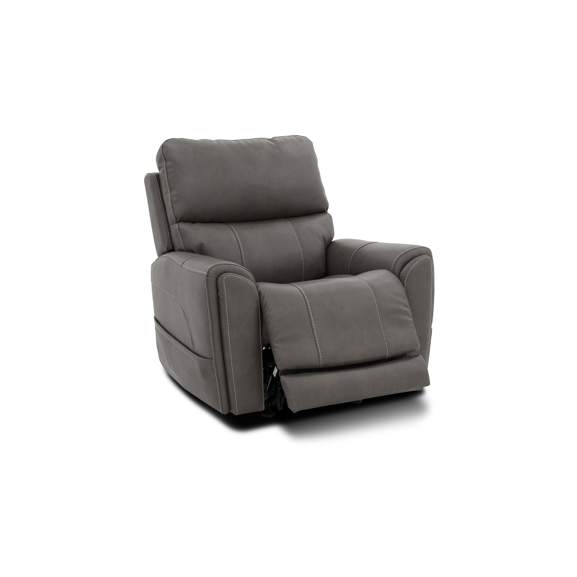 Flexsteel Carter Power Rocking Recliner with Power Headrest, Lumbar, Heat & Massage