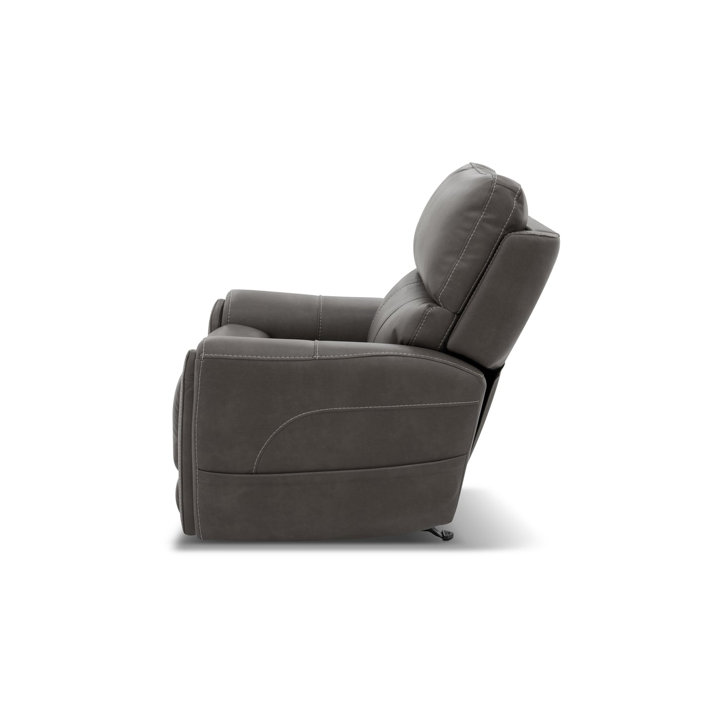 Flexsteel Carter Power Rocking Recliner with Power Headrest, Lumbar, Heat & Massage