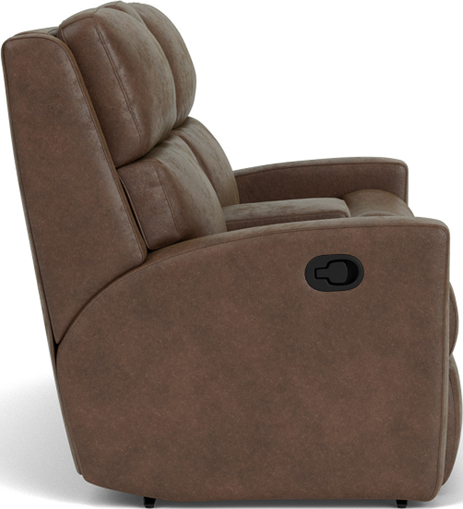 Flexsteel Catalina Reclining Loveseat with Console