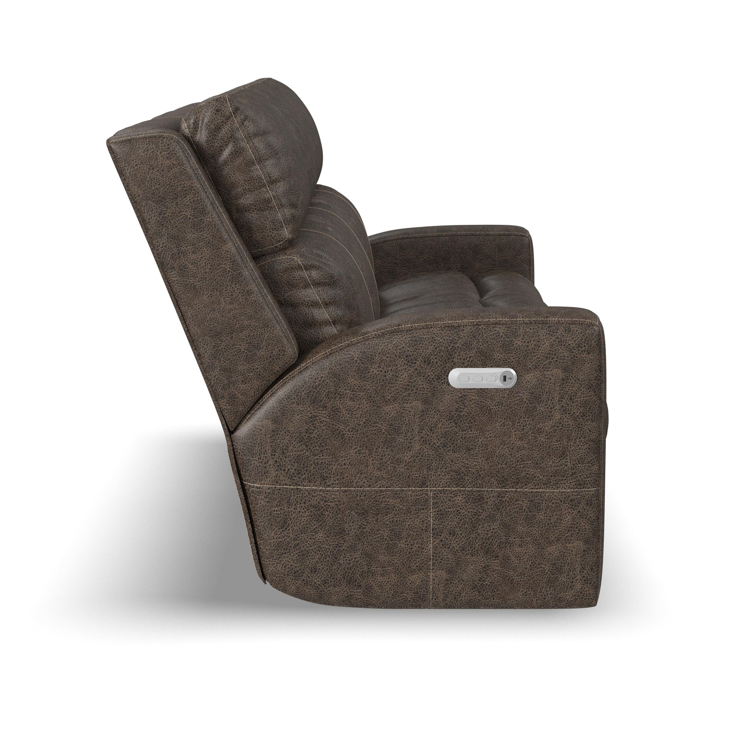 Flexsteel Score Power Reclining Sofa with Power Headrests & Lumbar