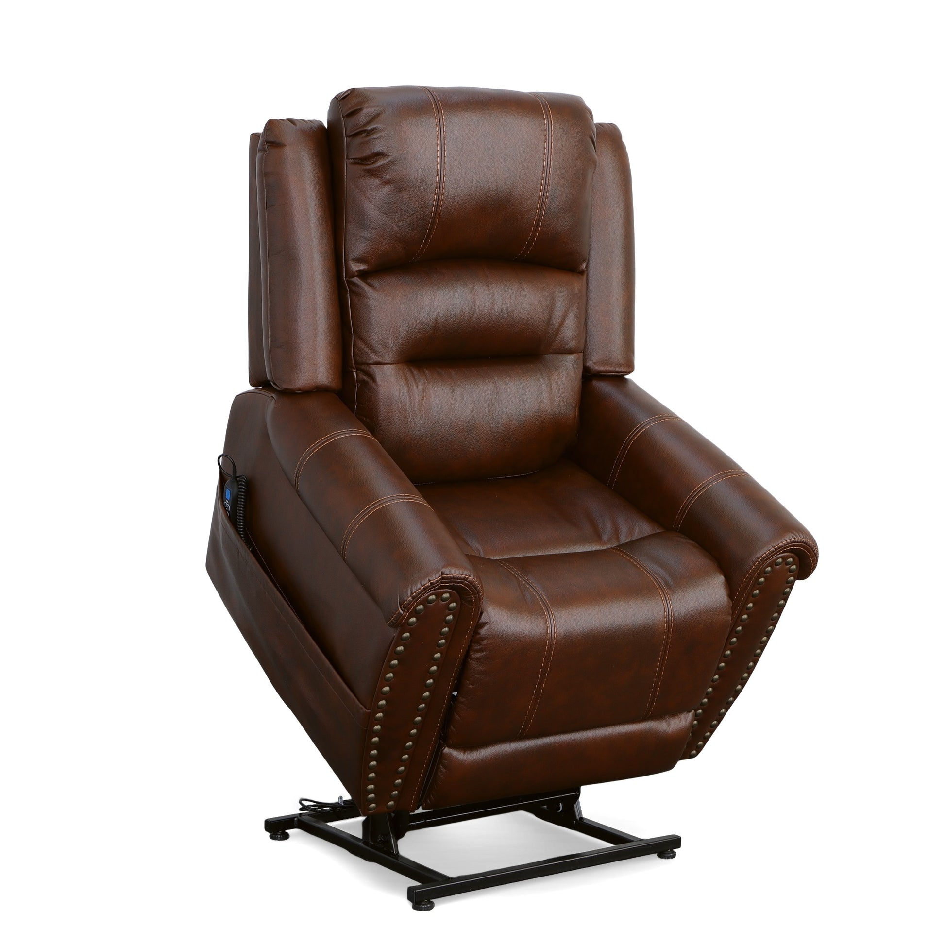Flexsteel Oscar Power Lift Recliner with Right-Hand Control & Power Headrest
