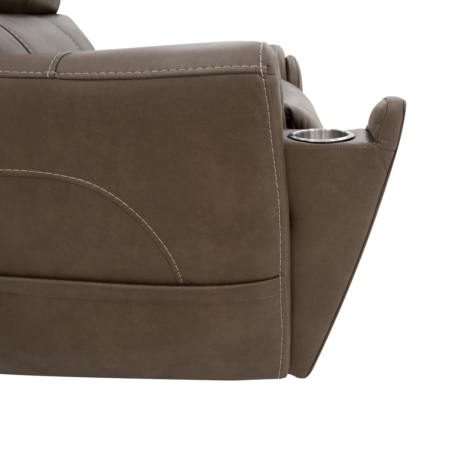 Flexsteel Carter Power Rocking Recliner with Power Headrest, Lumbar, Heat & Massage
