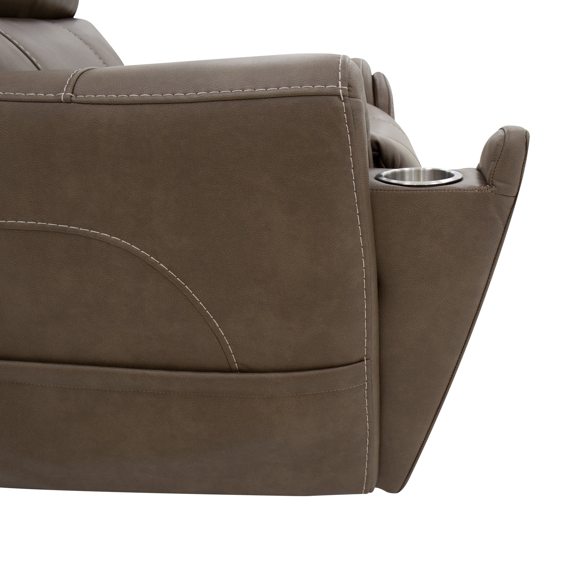 Flexsteel Carter Power Rocking Recliner with Power Headrest, Lumbar, Heat & Massage
