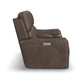 Flexsteel Carter Power Reclining Loveseat with Console & Power Headrests & Lumbar