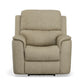 Flexsteel Henry Leather Power Recliner with Power Headrest & Lumbar