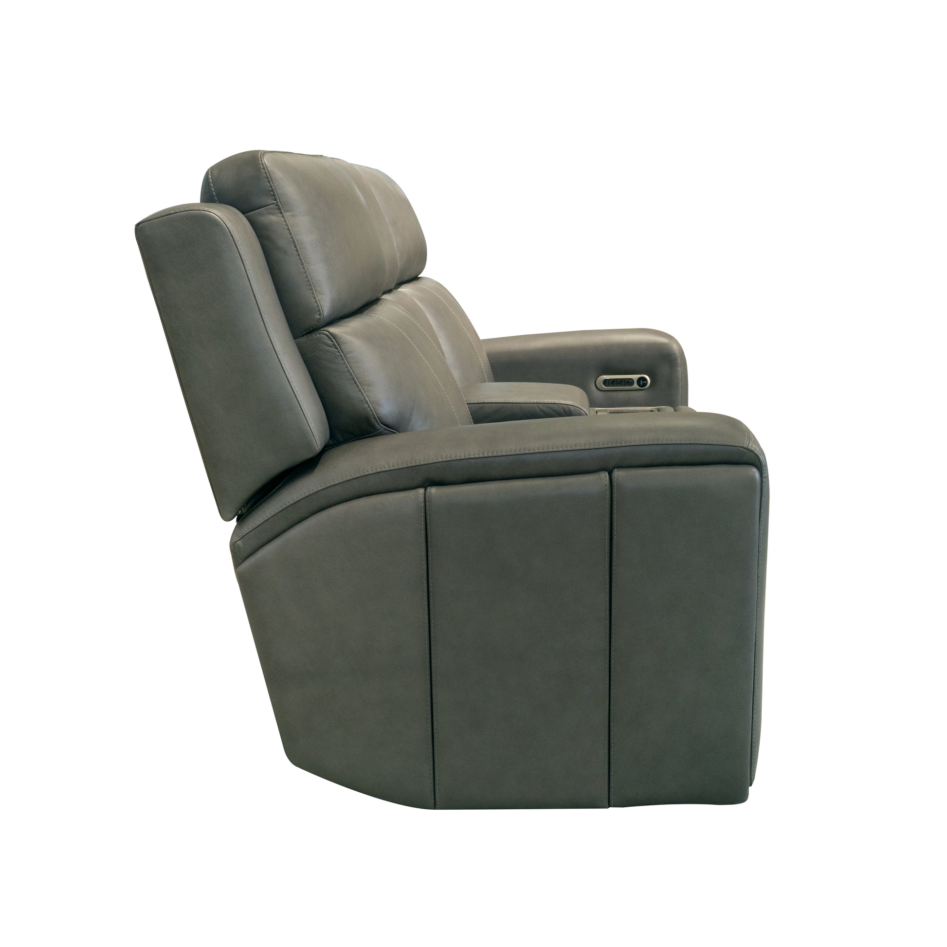 Flexsteel Wyatt Power Reclining Loveseat with Console & Power Headrests & Lumbar