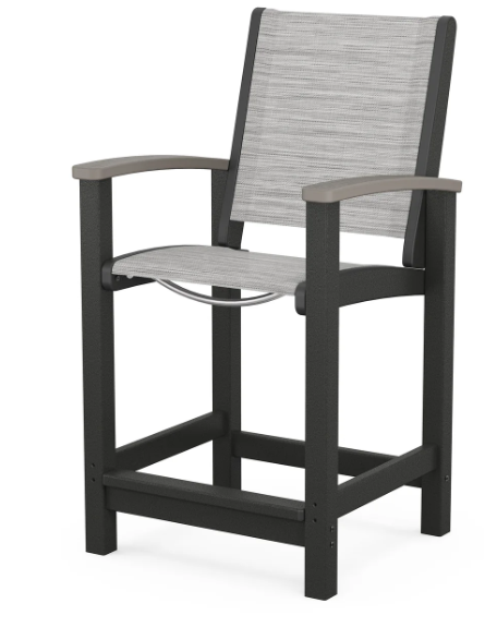 Coastal Counter Chair Two Tone