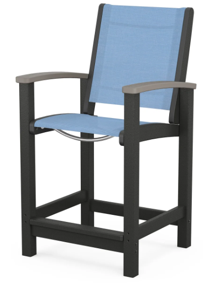 Coastal Counter Chair Two Tone