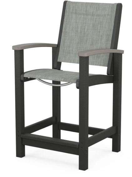 Coastal Counter Chair Two Tone