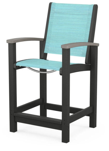 Coastal Counter Chair Two Tone