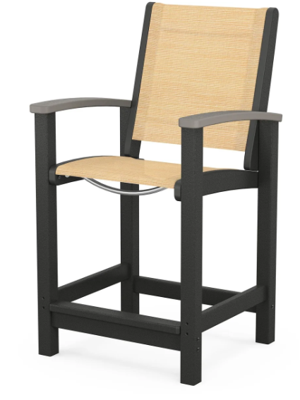Coastal Counter Chair Two Tone