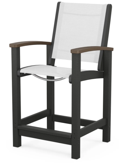 Coastal Counter Chair Two Tone