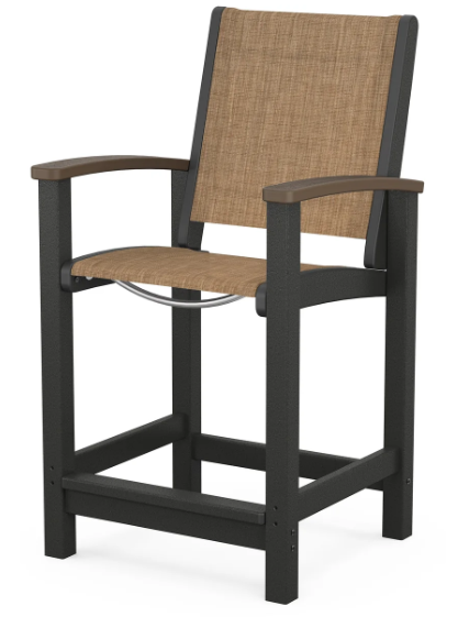 Coastal Counter Chair Two Tone