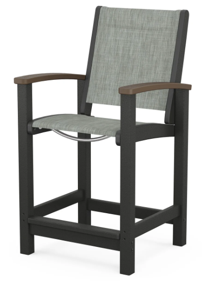Coastal Counter Chair Two Tone