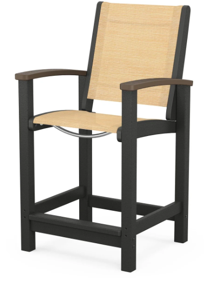 Coastal Counter Chair Two Tone
