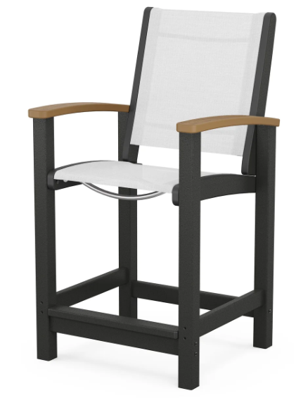 Coastal Counter Chair Two Tone