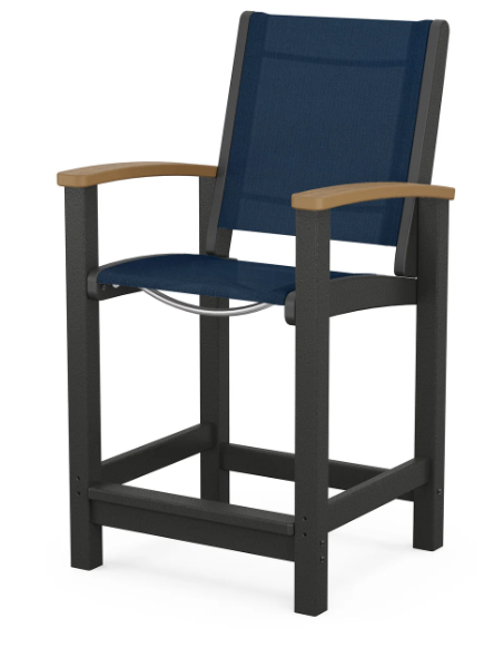 Coastal Counter Chair Two Tone