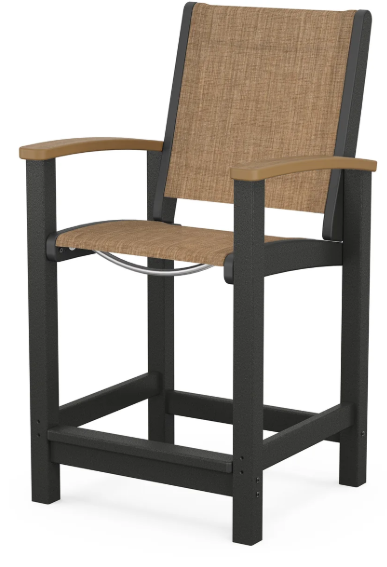 Coastal Counter Chair Two Tone
