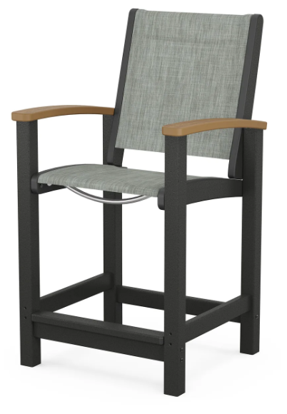 Coastal Counter Chair Two Tone