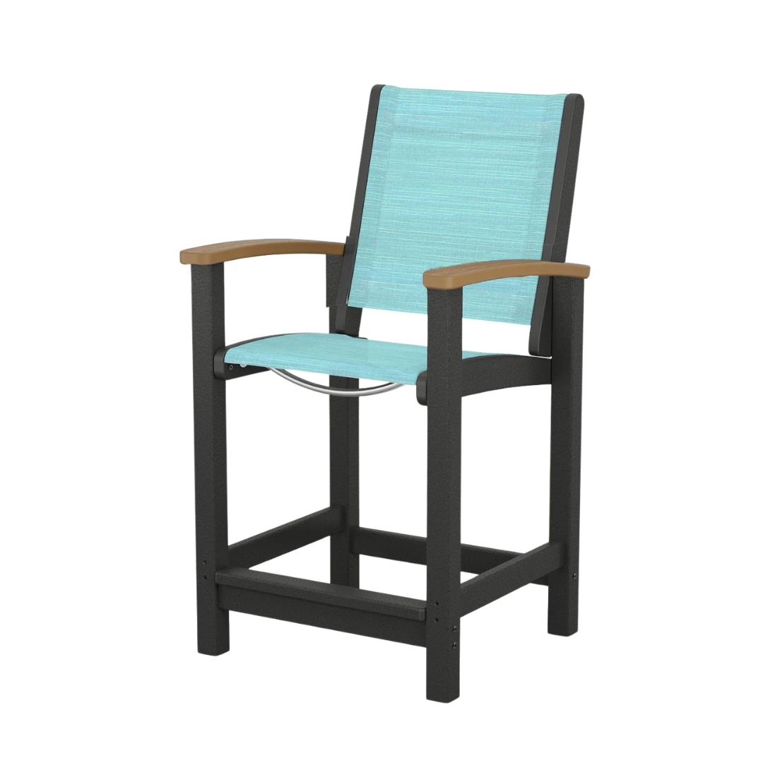 Coastal Counter Chair Two Tone