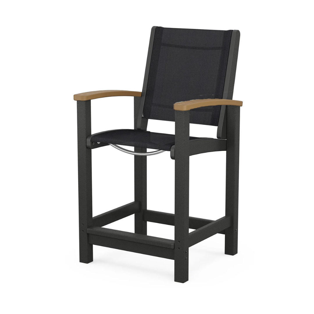 Coastal Counter Chair Two Tone