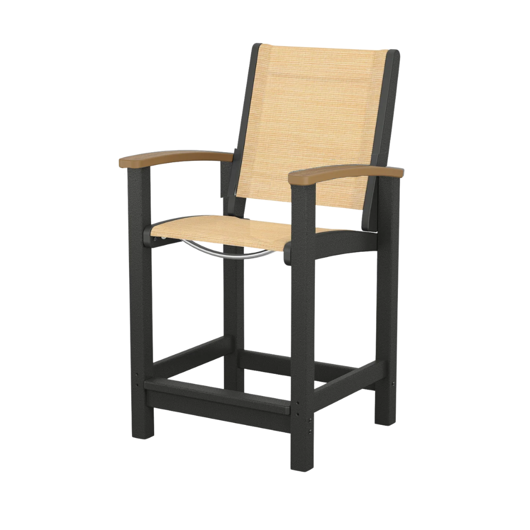 Coastal Counter Chair Two Tone