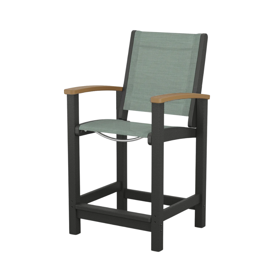 Coastal Counter Chair Two Tone