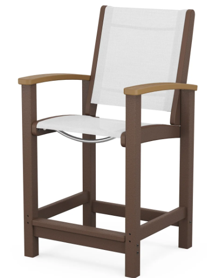 Coastal Counter Chair Two Tone
